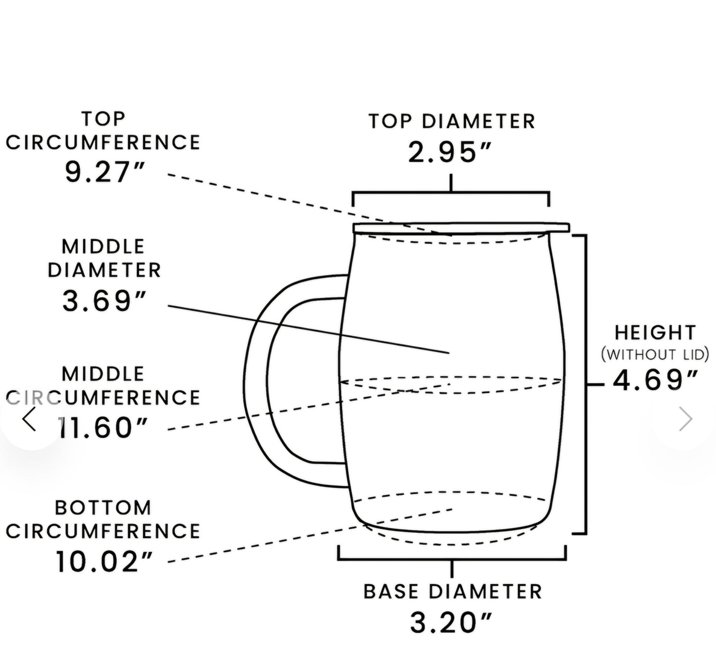 14 oz coffee mug