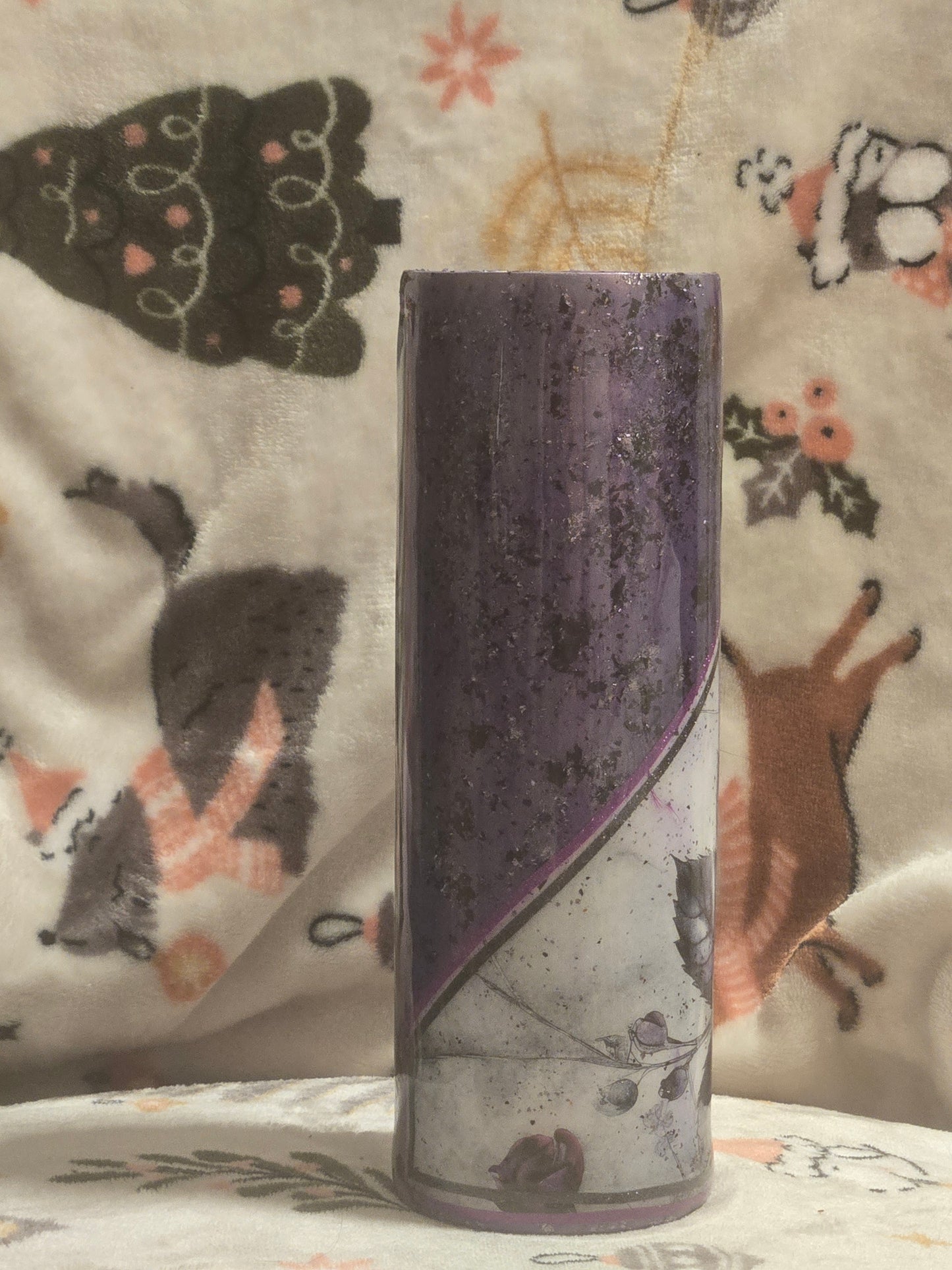 Vinyl, mica, foil